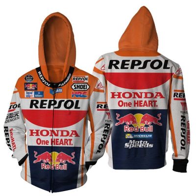 Marc Marquez Shirt Hoodie Racing Uniform Clothes Moto Grand Prix Sweatshirt Zip Hoodie Sweatpant