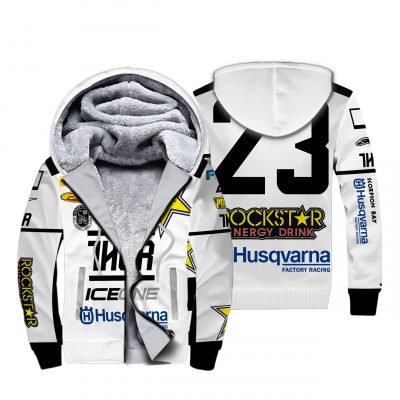 MX Rockstar Energy Husqvarna Factory Racing Shirt Hoodie Racing Uniform Clothes Motocross Sweatshirt Zip Hoodie Sweatpant