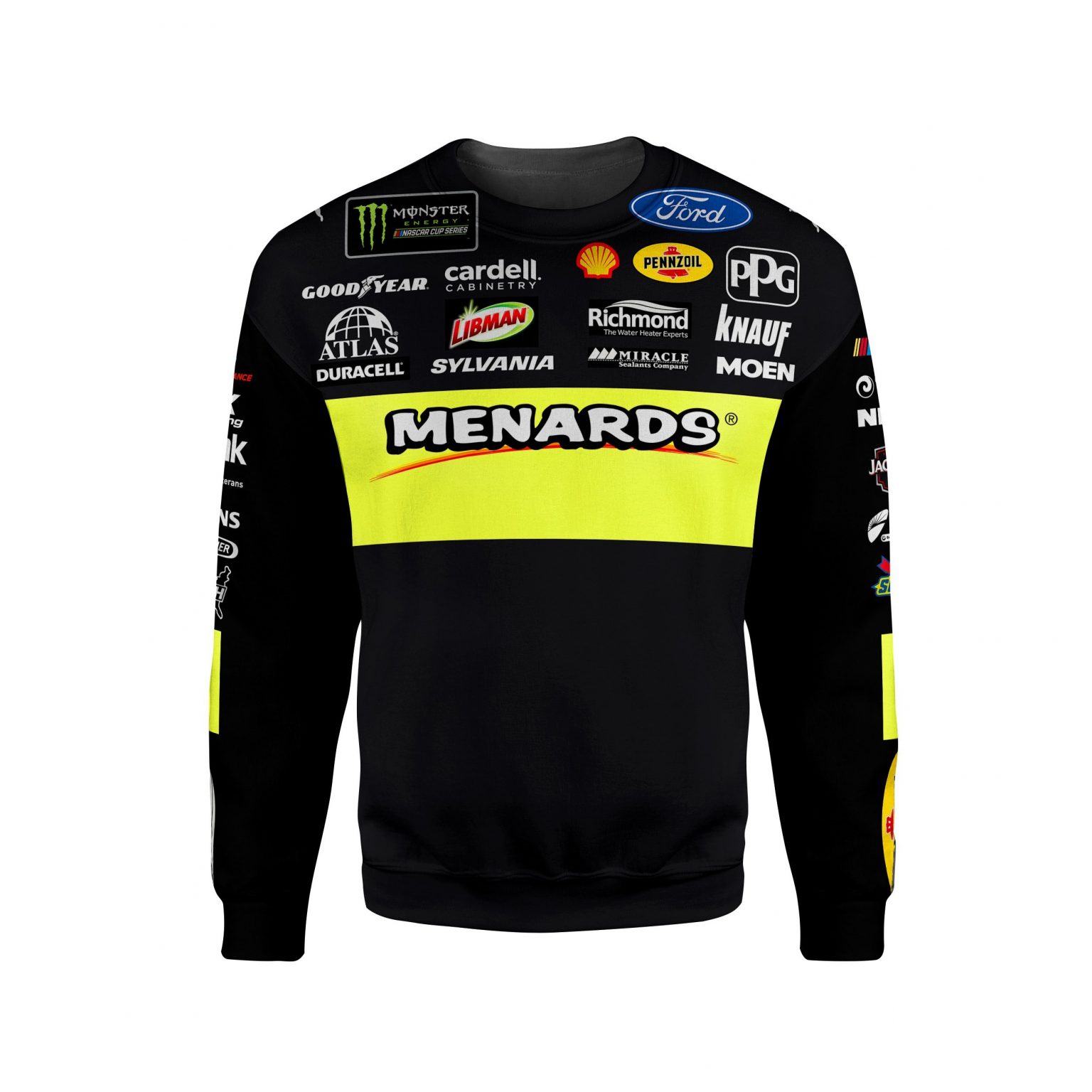 Ryan Blaney Shirt Hoodie Racing Uniform Clothes Nascar Sweatshirt Zip ...
