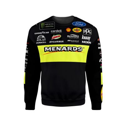 Ryan Blaney Shirt Hoodie Racing Uniform Clothes Nascar Sweatshirt Zip Hoodie Sweatpant