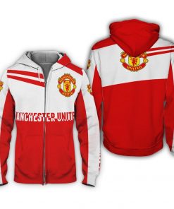 Manchester United Shirt Hoodie Racing Uniform Clothes Soccer Sweatshirt Zip Hoodie Sweatpant