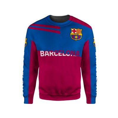 Barcelona Shirt Hoodie Uniform Clothes Soccer Sweatshirt Zip Hoodie Sweatpant