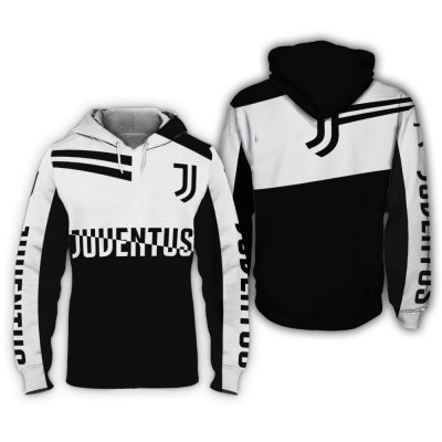 Juventus Shirt Hoodie Uniform Clothes Soccer Sweatshirt Zip Hoodie Sweatpant