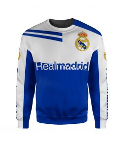 Real Madrid Shirt Hoodie Uniform Clothes Soccer Sweatshirt Zip Hoodie Sweatpant