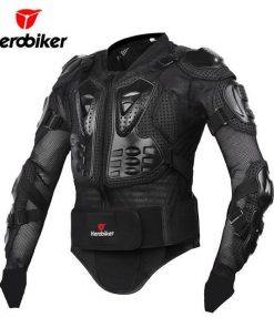 HEROBIKER Motorcycle Jacket Men Full Body Motorcycle Armor Motocross Racing Protective Gear Motorcycle Protection Size S-5XL