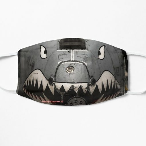A10 Warthog nose Flat Mask, Face Mask, Cloth Mask