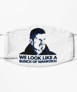 An Unimpressed Guenther Steiner Flat Mask, Face Mask, Cloth Mask
