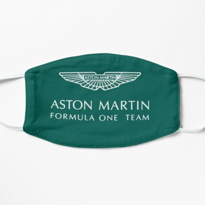 Aston Martin F1 Artistic Logo Flat Mask, Face Mask, Cloth Mask