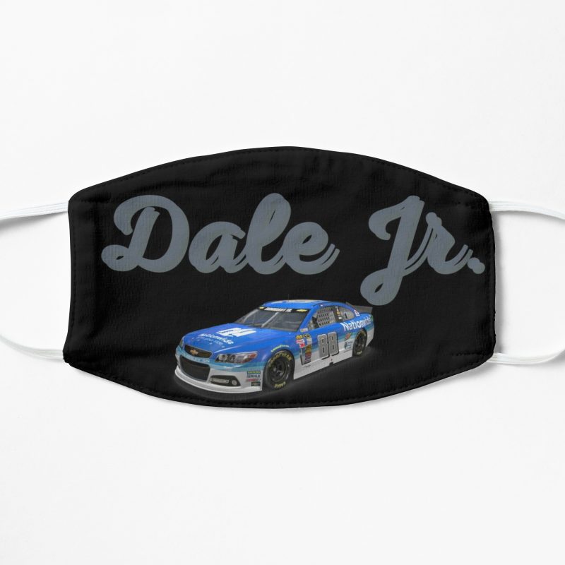 Dale Jr. Nationwide 88 Flat Mask, Face Mask, Cloth Mask