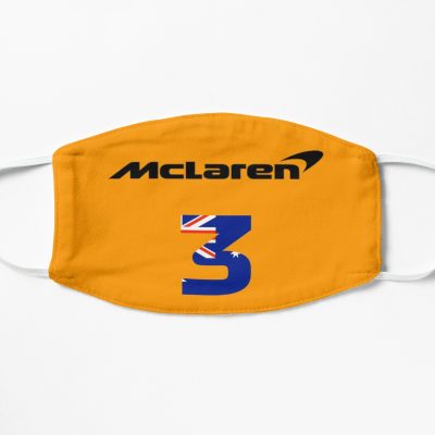Daniel Ricciardo - McLaren F1 Team Flat Mask, Face Mask, Cloth Mask