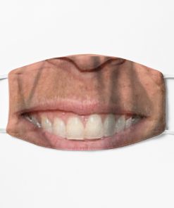 denny hamlin face Flat Mask, Face Mask, Cloth Mask