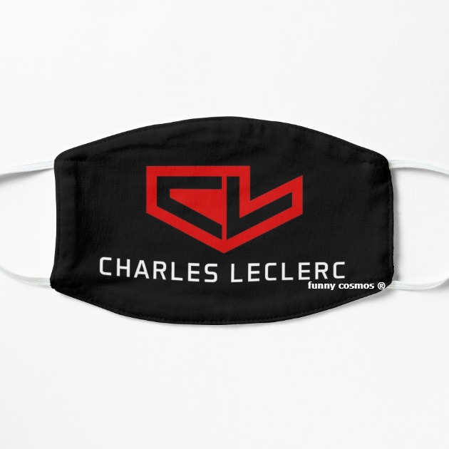 F1 - Charles Leclerc CL Flat Mask, Face Mask, Cloth Mask