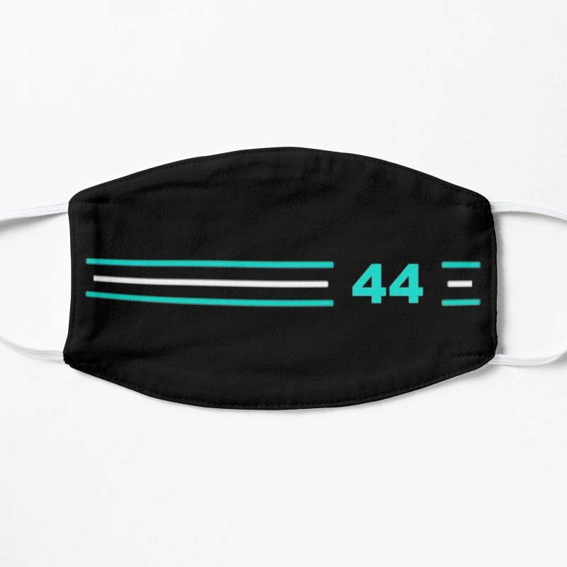 F1 Lewis Hamilton 44 Flat Mask, Face Mask, Cloth Mask