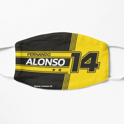 Fernando Alonso Renault F1 Face Mask, Cloth Mask