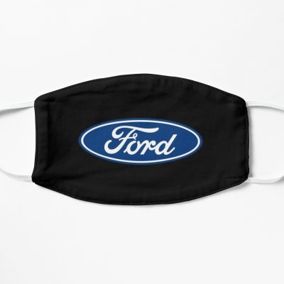Ford Logo Flat Mask, Face Mask, Cloth Mask