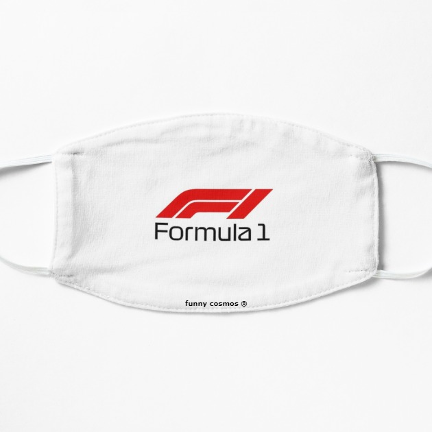 Formula1 Flat Mask, Face Mask, Cloth Mask