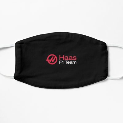 Haas F1 Team Logo Flat Mask, Face Mask, Cloth Mask