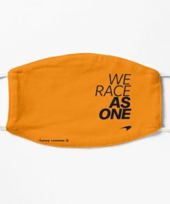 McLaren - We Race As One Flat Mask, Face Mask, Cloth Mask