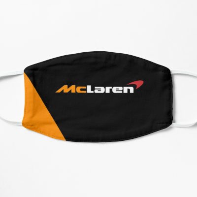 Mclaren formula one F1 logo design black and orange Face Mask, Cloth Mask