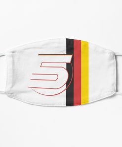 Sebastian Vettel 2020 Flat Mask, Face Mask, Cloth Mask