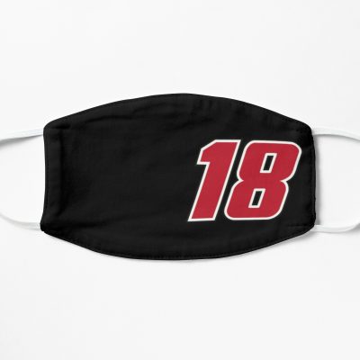 The 18 Kyle Busch Flat Mask, Face Mask, Cloth Mask