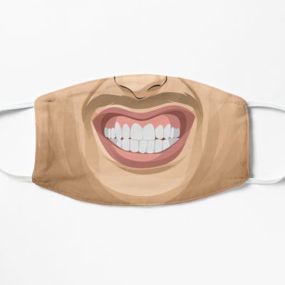 Winning Smile Face Mask Flat Mask, Face Mask, Cloth Mask