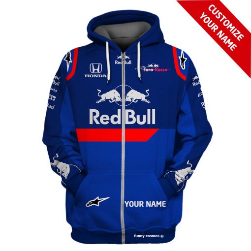 Alexander Albon Personalized Hoodie Red Bull F1 Sweater Red Bull, Toro Resso, Honda Racing Uniform