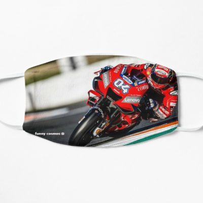 Andrea Dovizioso On His Ducati Face Mask, Cloth Mask