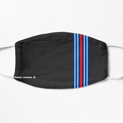 Carbon Fiber Racing Stripes 12 Face Mask, Cloth Mask