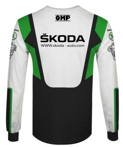 Kalle Rovanpera Hoodie Skoda Motorsport Sweater Skoda, John Deere, Castrol Edge, Omp, Ikh Racing Uniform