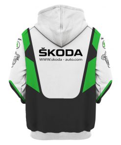 Kalle Rovanpera Hoodie Skoda Motorsport Sweater Skoda, John Deere, Castrol Edge, Omp, Ikh Racing Uniform