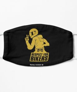Respect For Bikers, Yamaha Mt-09 Gold Face Mask, Cloth Mask
