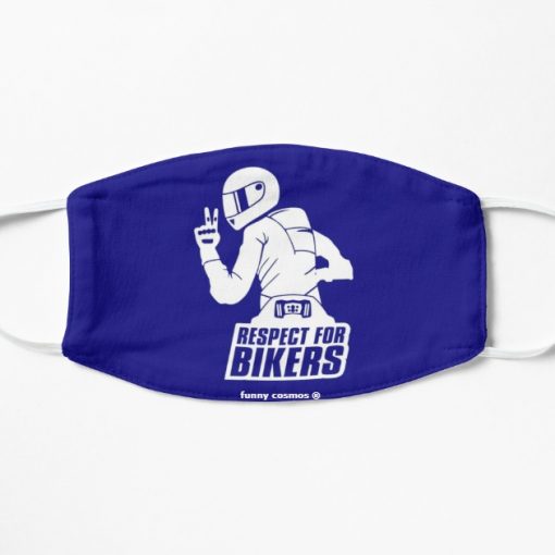 Respect For Bikers, Yamaha Mt-09 White Face Mask, Cloth Mask