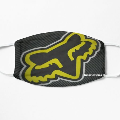 Yellow Race Logo Face Mask, Cloth Mask