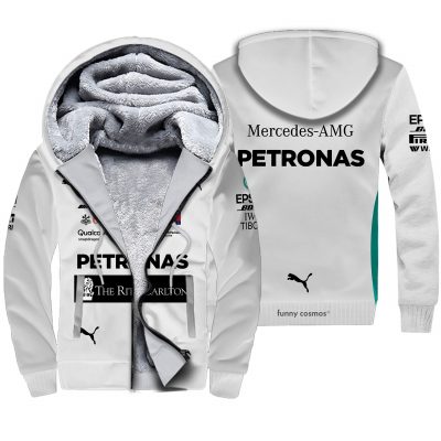 Lewis Hamilton Hoodie Mercedes-Amg Petronas Sweater Abu Dhabi Grand Prix, The Ritz-Carlton, Petronas, Mercedes Amg, Hewlett Packard Enterprise, Qualcomm Snapdragon, Ubs, Bose Personalized Hoodie