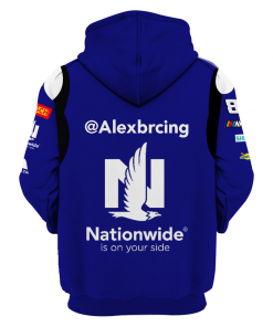 Alex Bowman Hoodie Hendrick Motorsports Sweater Nascar Cup Series, Axalta, Hendrick Motorsports, Nationwide Is On Your Side, Valvoline, Goodyear Racing Uniform