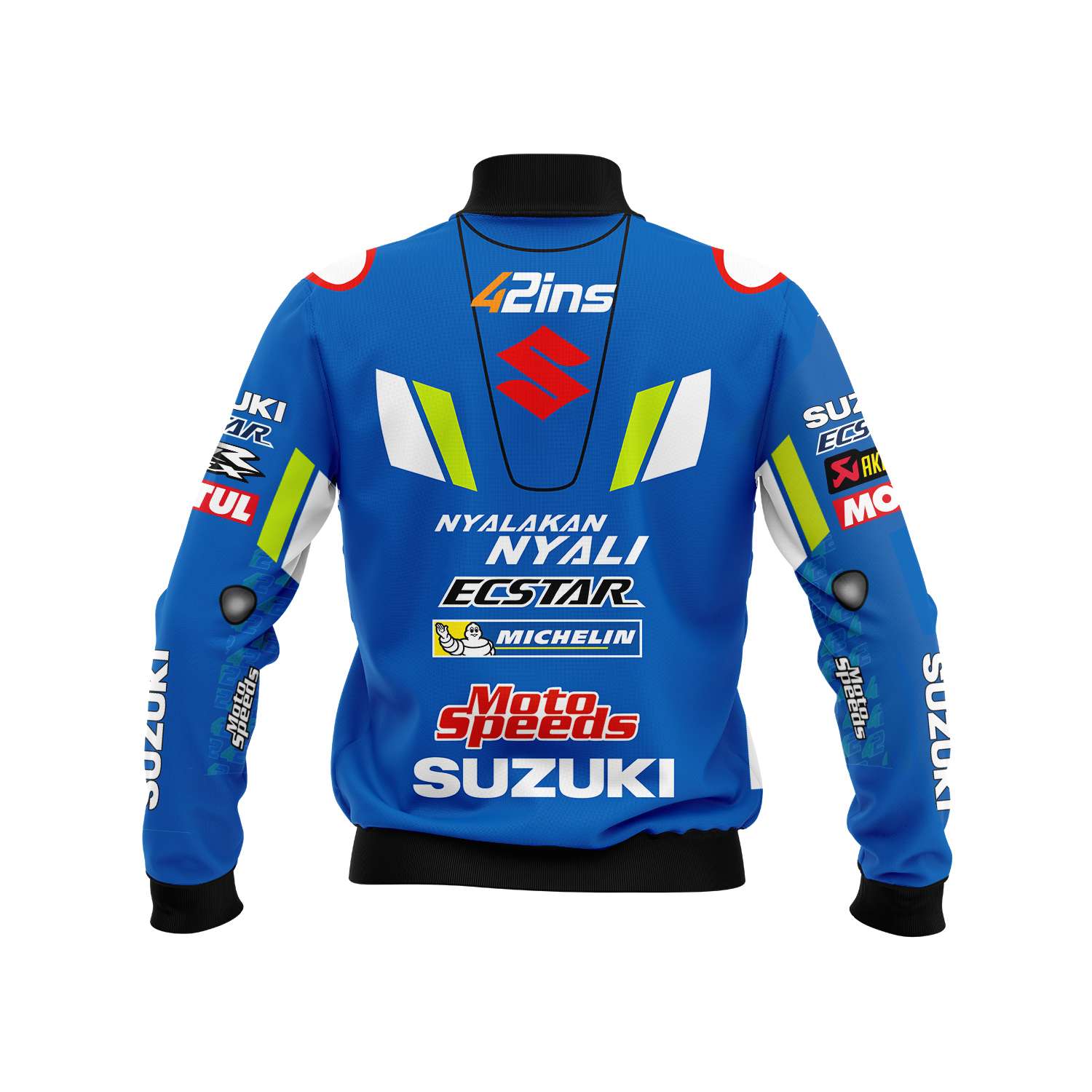 Alex Rins Bomber Jacket Suzuki Ecstar Motogp Suzuki Ecstar, Nyalanka Nyali, Nolan, Motospeeds, Michelin Bomber Jacket