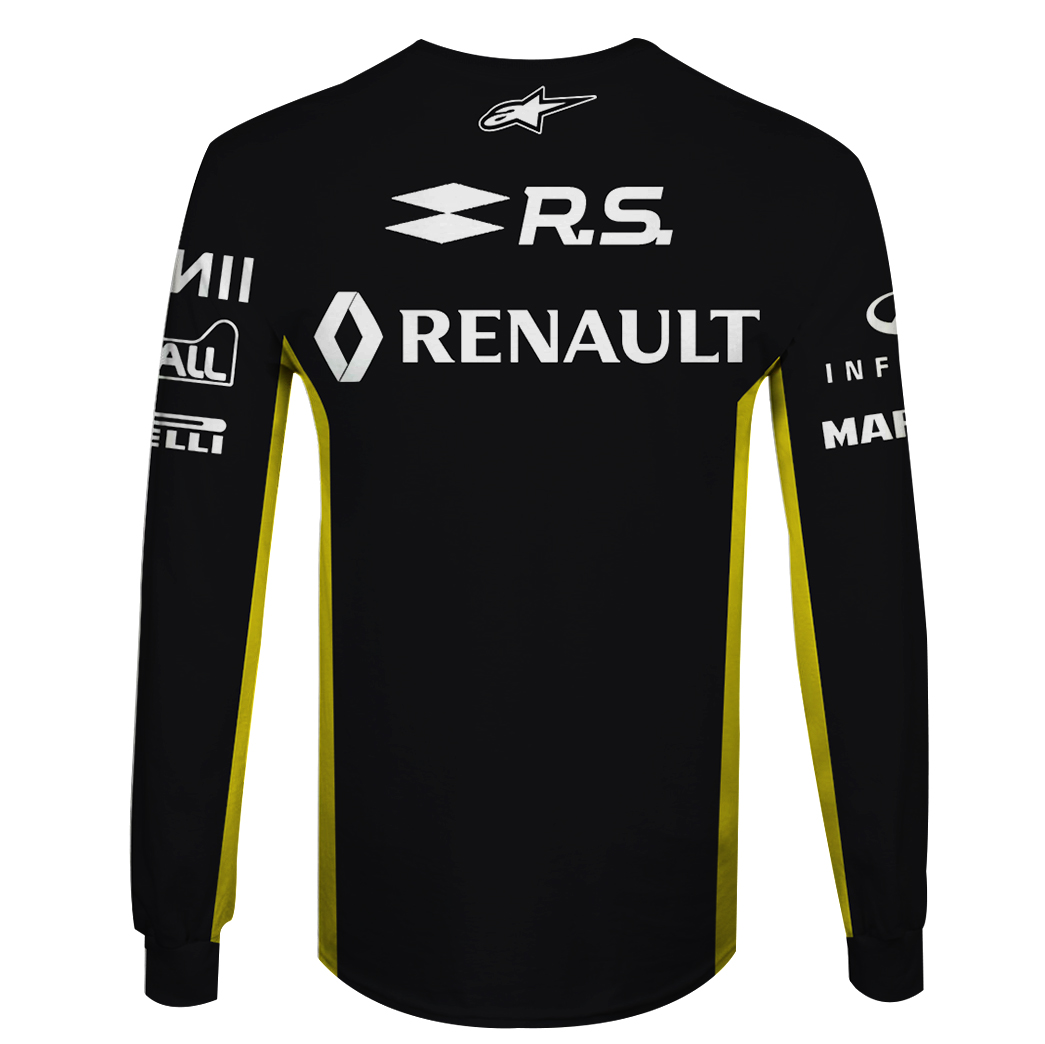 Daniel Ricciardo Hoodie Renault Infiniti Formula 1 Sweater Renault Formula 1, Castrol Edge, Bank And Service, Infiniti Personalized Hoodie