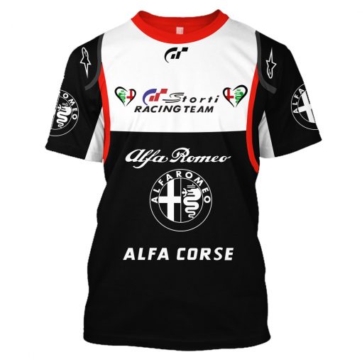 Hoodie Alfa Romeo Sweater Storti Racing Team, Alfa Romeo, Alfa Corse Racing Uniform