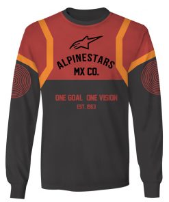 Hoodie Alpinestars Sweater Mxco, One Goal One Vision, Alpinestars Racing Uniform