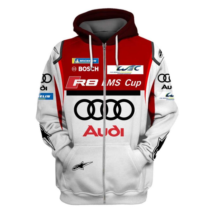 Hoodie Audi, R8 Lms Cup, Bosch, Fia World Endurance Championship, Wec Racing Uniform