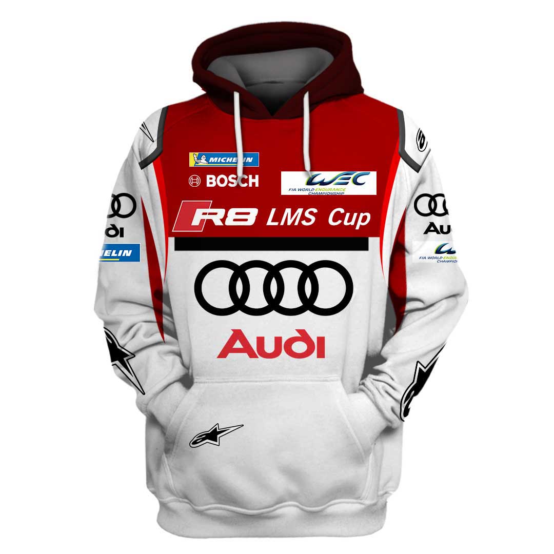 Hoodie Audi, R8 Lms Cup, Bosch, Fia World Endurance Championship, Wec Racing Uniform