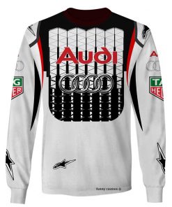 Hoodie Audi Racing, Tag Heuer, Alpinestars Racing Uniform