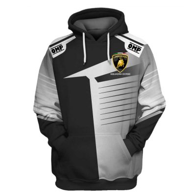 Hoodie Lamborghini ,Squadra Corse, Omp Racing Uniform