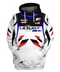 Hoodie Lexus F1 Sweater Lexus, Gr F, Motul, Alpinestars, Michelin, Gran Turismo Spec Racing Uniform