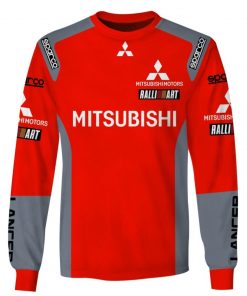 Hoodie Mitsubishi Sweater Mitsubishi, Mitsubishi Motors, Ralliart, Sparco, Lancer Racing Uniform