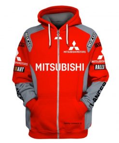 Hoodie Mitsubishi Sweater Mitsubishi, Mitsubishi Motors, Ralliart, Sparco, Lancer Racing Uniform