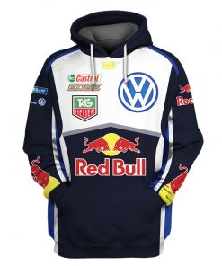 Hoodie Red Bull Go Kart Sweater Red Bull, Volkswagen, Go Kart, Castrol Edge, Tag Heuer, Omp Racing Uniform
