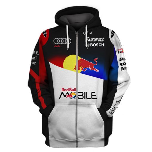 Hoodie Red Bull Go Kart Sweater Audi, Red Bull Mobile, Go Kart, Akrapovic Racing Uniform