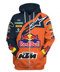 Hoodie Red Bull Ktm Sweater Dhl, Ktm, Red Bull, Motorex, Scott Racing Uniform